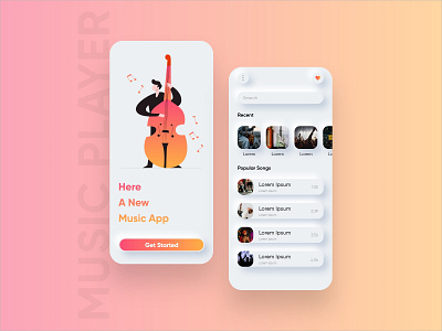 Music Player App Design