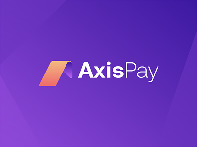 Axis Pay Logo a app axis credit employee fin tech fintech icon loan logo saving wallet