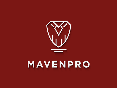 MavenPro Concept Design branding company concept design logo maven pro red trading white