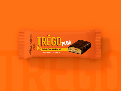 TREGO Energy Bar 2 branding chocolate concept energybar food granola identity logo packaging product