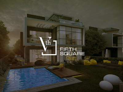 Fifth Square Compound compound concept design fifth logo mark realestate square visual