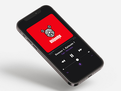 Rhinodio Podcast - Logo Design app branding design icon illustration logo