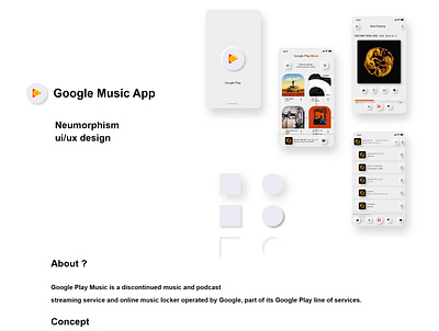 Music App Drop app google google play music icon product design ui ui design ux