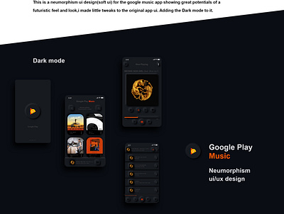 Music App Drop app design google google play music logo product design ui ui design ux