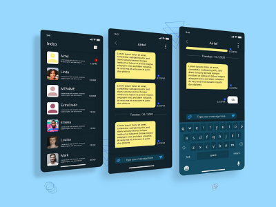 Messaging UI Design