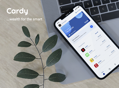 Cardy - Fintech app app design product design ui ui design ux