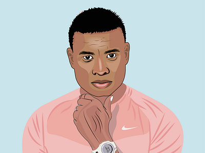 Vector portrait illustration