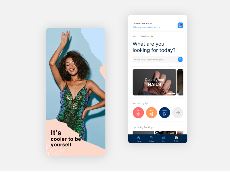 Salon App UI/UX by Radha Gupta on Dribbble