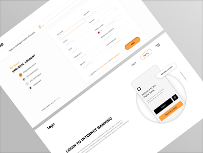 Registration UI animation banking app branding calm app design illustration illustrator logo meditation app salon app ui uiux