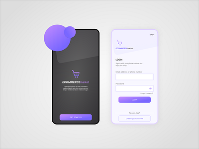 Ecommerce App UI animation banking app calm app design e commerce splash screen illustration logo meditation app salon app ui uiux walkthrough screen