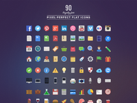 90 Royalty free Flat Icons by Ivo Ivanov - Dribbble