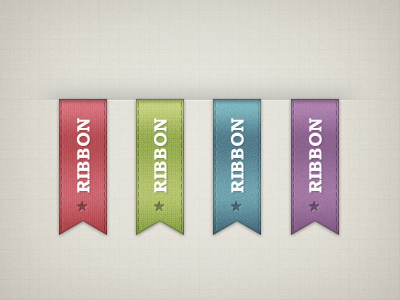 Vertical Ribbons - Freebie bookmark free freebie psd retro ribbon vertical vintage
