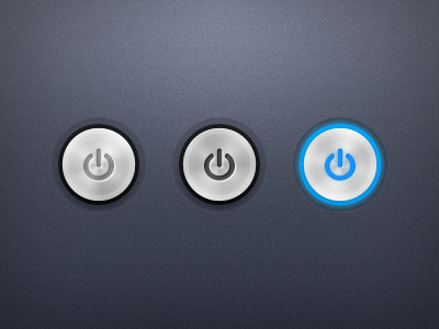 Power Button - Freebie button circle free freebie power psd ui