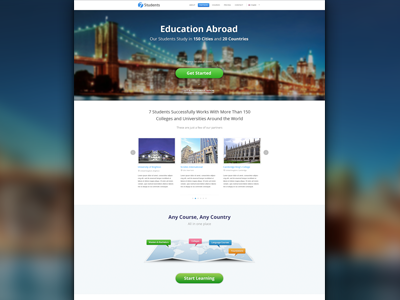 7 Students - Landing Page