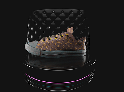 Sneaker for sneaking. 3d art 3d artist blender blender3d branding design concepted design modeled