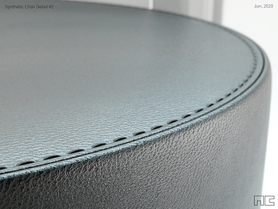 Synthetic Chair Detail #2 3d chair concepts conceptual design product design products prototype rendering sofa