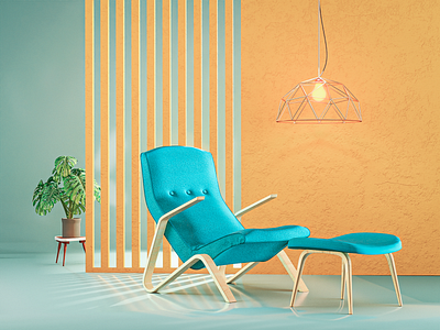 3D Furniture 3d art 3d artist blender blender3d concept design interior modern product render