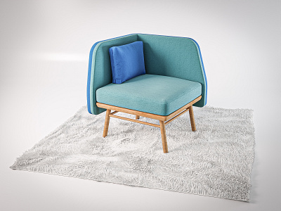 Bi Silla Chair 3d art 3d artist architecture b3d blender concept design interior modern product