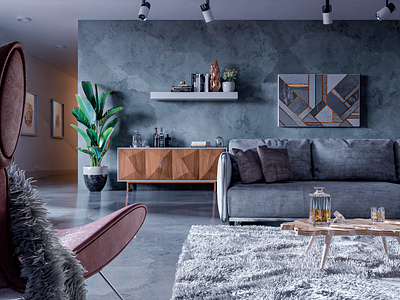 ArchViz - Scandinavian Interior 3d art 3d artist archviz blender design interior interior design modern render scandinavian