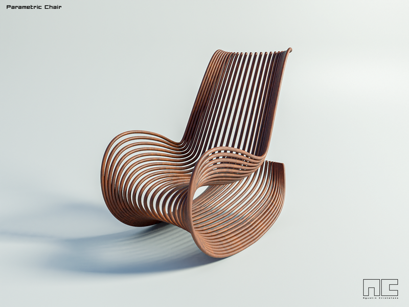 Parametric Chair b3d chair concept designer furniture furniture design industrial product