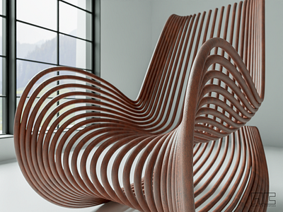 Parametric Chair perspective