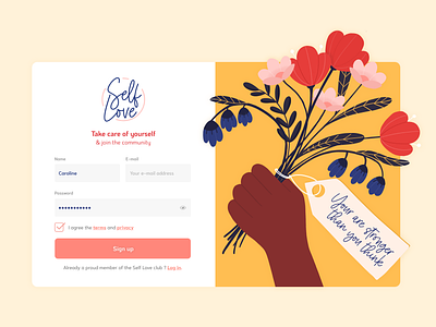 #DailyUI 001 - Sign Up Form