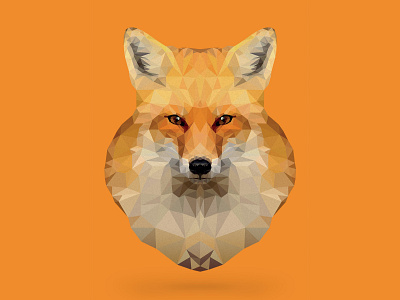 Fox 'Geobeast' animal design digital art digital illustration fox geometric geometric art geometric design graphic design illustration