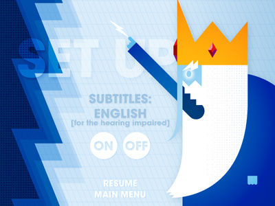 adventure time set up menu. adventure time blue design dvd geometric ice king illustration lightning menu