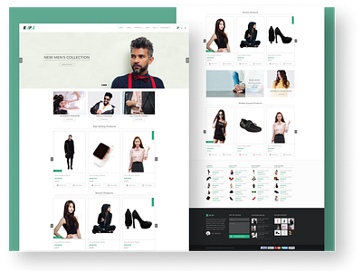 E-commerce landing page