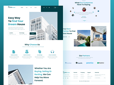 Real state landing page agency apartment architecture branding building clean design hero house housing landing page design properties real state agent realstate residence ui ui design ux design web design website