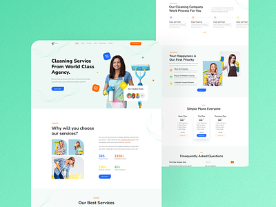Cleaning Service Landing Page