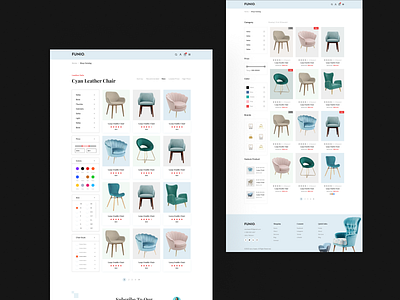 Furniture Product Catalog page catelog clean design furniture furniture website grid interior landing page design minimal product catelog property typography ui ui design ux design web app web design website