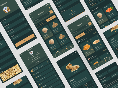 Agriculture App Design Concept