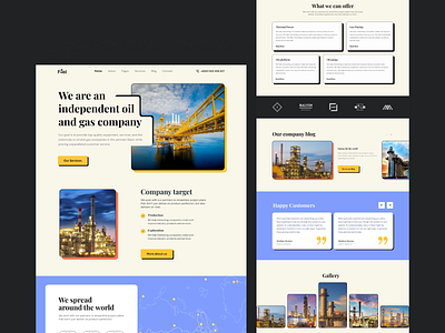 Gas & Fuel landing page