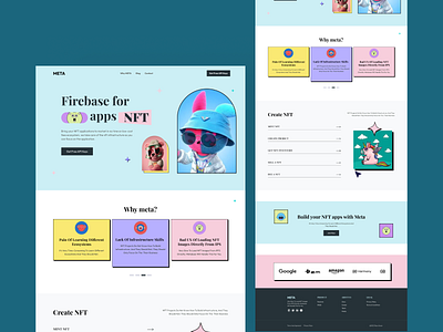 Meta - NFT landing page clean crypto design exploration landing landing page meta metaverse minimal nft product page simple ui design uidesign ux design web web design web page web site website