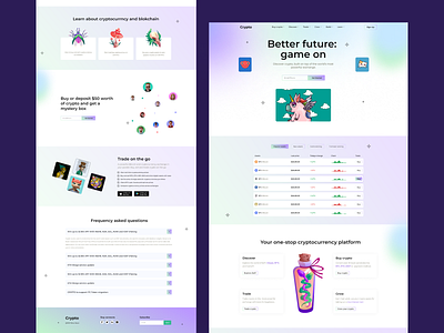Crypto Website design