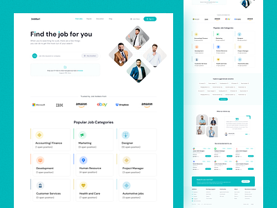 JobBari - Job website design