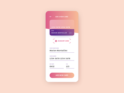 Credit card Checkout - Daily UI 002 credit card credit card checkout dailyui 002 dailyuichallenge glassmorphism gradiant