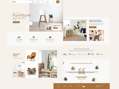 Furniture UI Design 3d abstract animation black branding design furniture graphic design illustration logo motion graphics typography ui ux vector website wireframe