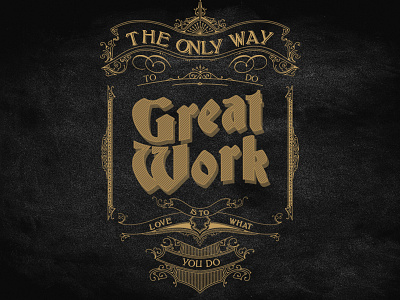 The Only Way... create design graphicdesign lettering letters quotes type typeface typography vintage