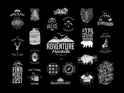 2016 Collection 2016 apparel art custom design font graphics print type typography wall wilderness