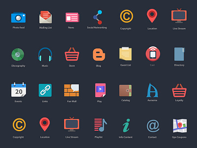 Flat icons v2 clean icon color icon flat flat color free psd icon icon a day icon design icon set iconography icons icons design icons flat icons pack icons set iconset illustration icon one color ui ux uidesign