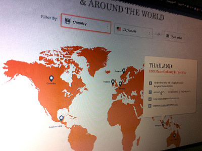 Interactive world Map country freelance designer html5 map interactive interactive map map orange website designer world