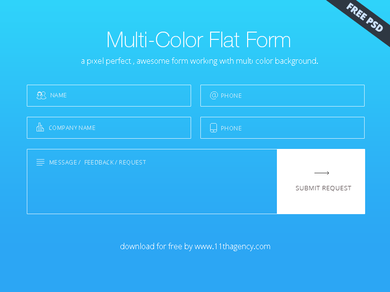 Free Psd Flatform colors download flat form free free psd give away icon ui psd simple form ui