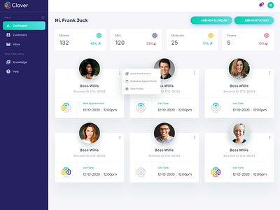 Assessments Patient Saas App admin admin dashboard admin design admin panel admin template creative design freelance design freelance designer freelancer health app health care health care app healthcare saas app ui ux web app webapp webapp design webapplication webdesign