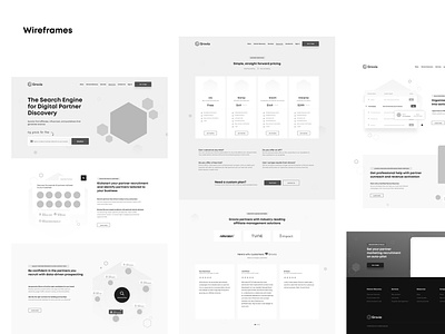 Grovia.io Web Design Wireframe