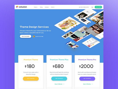 Pricing Page clean commence design flat onlinestore page pricing ui ux volusion web website