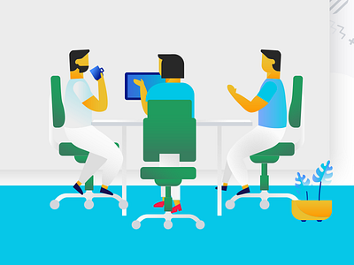 Team work artwork comments illustration office office illustration on boarding onboarding saas team comments web artwork web design