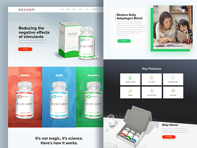 Recoop Landing Page