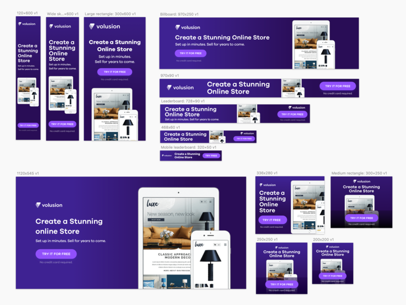 Ad Campaign For Volusion By Shakil Ali On Dribbble